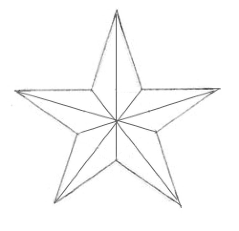 نقاشی ستاره دریایی برای کودکان