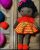 عروسک بافتنی دختر سیاه پوست